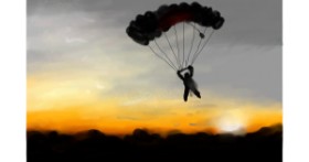 Drawing of Parachute by Radia