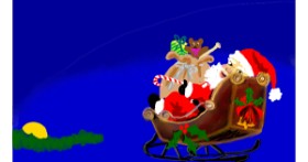 Drawing of Sleigh by SAM AKA MARGARET 🙄