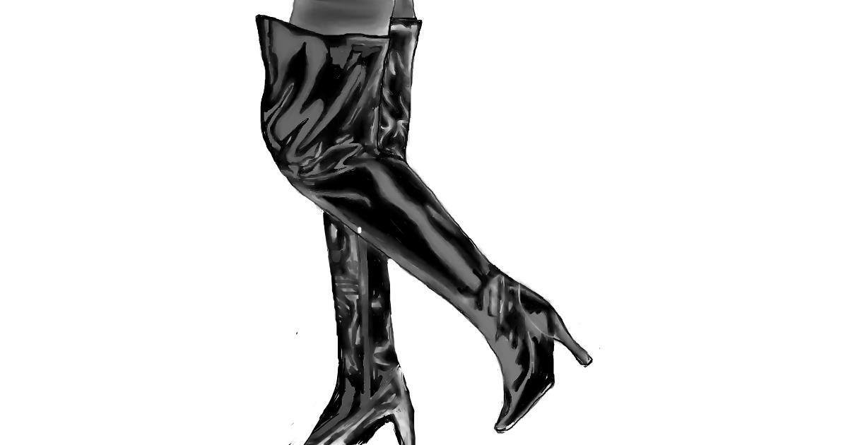 Drawing of Boots by Jan Drawize Gallery!