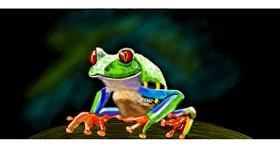 Frosch-Zeichnung von Chaching