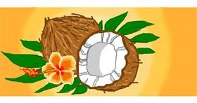 Kokosnuss-Zeichnung von Visay