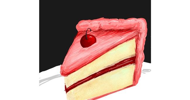 Drawing of Cake by Scott