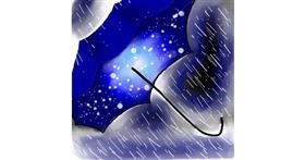 Drawing of Umbrella by Clinton
