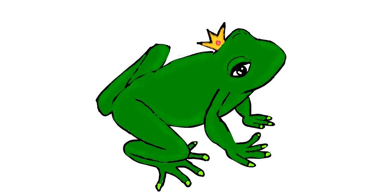 Frog Drawing by Christine 2 - Drawize Gallery!