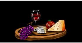 Drawing of Cheese by Eclat de Lune
