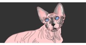 Drawing of Sphinx by Temüjin