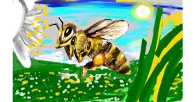 Drawing of Bee by Mila