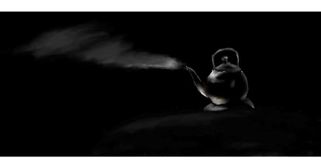 Drawing of Teapot by Aneeyas