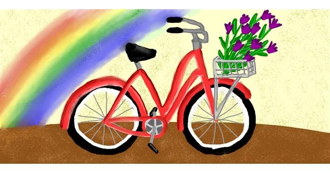Drawing of Bicycle by Sunzee