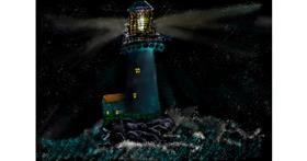 Drawing of Lighthouse by Dm