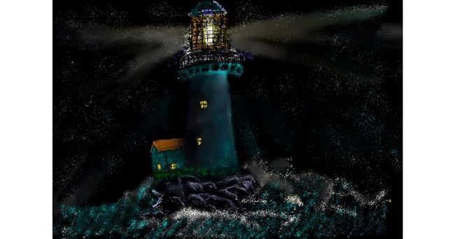 Drawing of Lighthouse by Dm