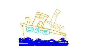 Drawing of Boat by tomo