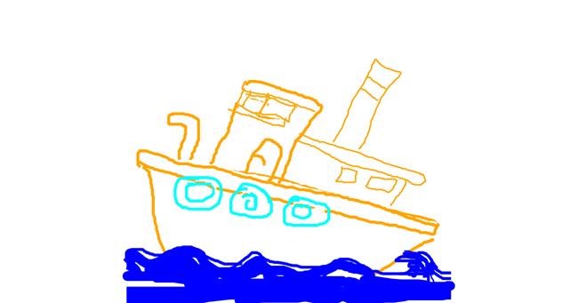 Drawing of Boat by tomo