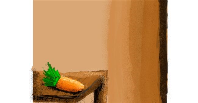 Drawing of Carrot by Data