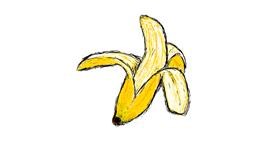 Drawing of Banana by lenny