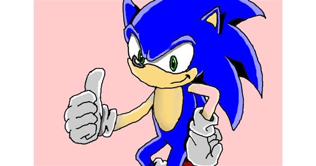 Drawing of Hedgehog by InessaC