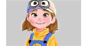 Drawing of Minion by Herbert