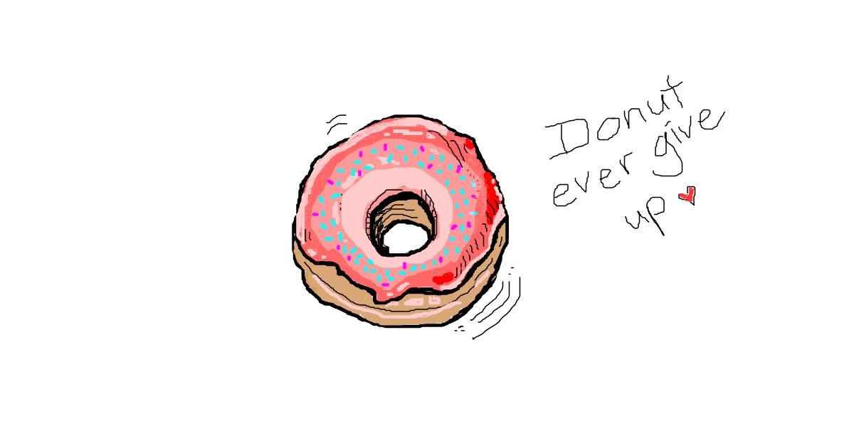 Drawing of Donut by Chloe