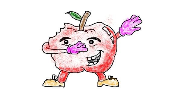 Drawing of Apple by Lou - Drawize Gallery!
