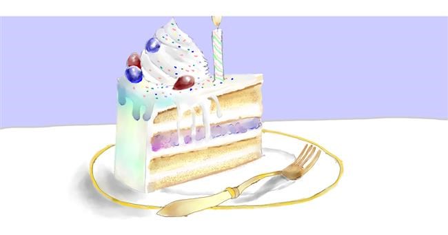 Torte-Zeichnung von Kim