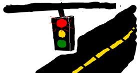 Drawing of Traffic light by LavenderKiller