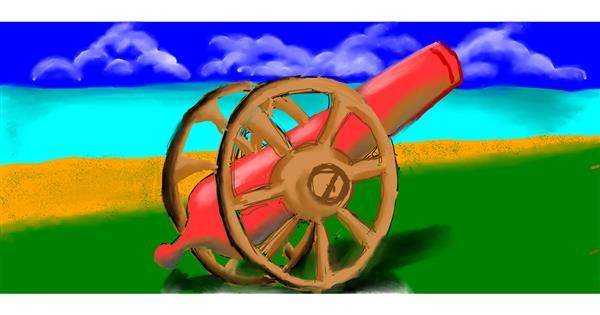 Drawing of Cannon by Lala - Drawize Gallery!
