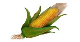 Drawing of Corn by Annie