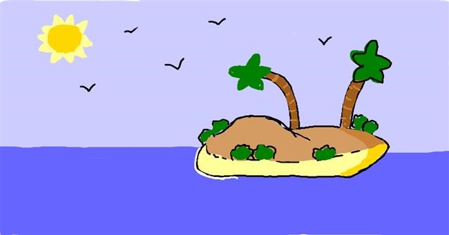 Insel-Zeichnung von lola