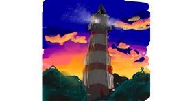 Drawing of Lighthouse by Mika-!
