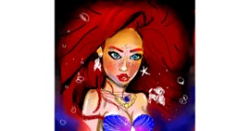 Drawing of Mermaid by Clar