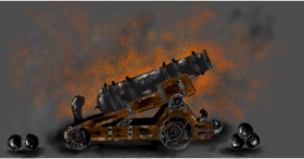Drawing of Cannon by Eclat de Lune