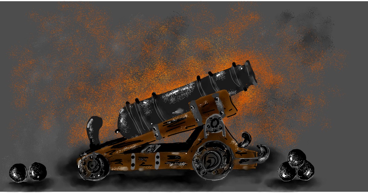 Cannon Drawing - Gallery and How to Draw Videos!