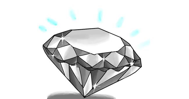 Drawing of Diamond by Holy Kirbo