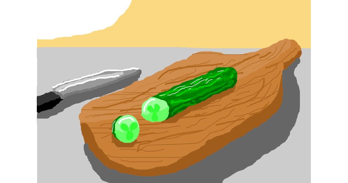 Drawing of Cucumber by Jack536