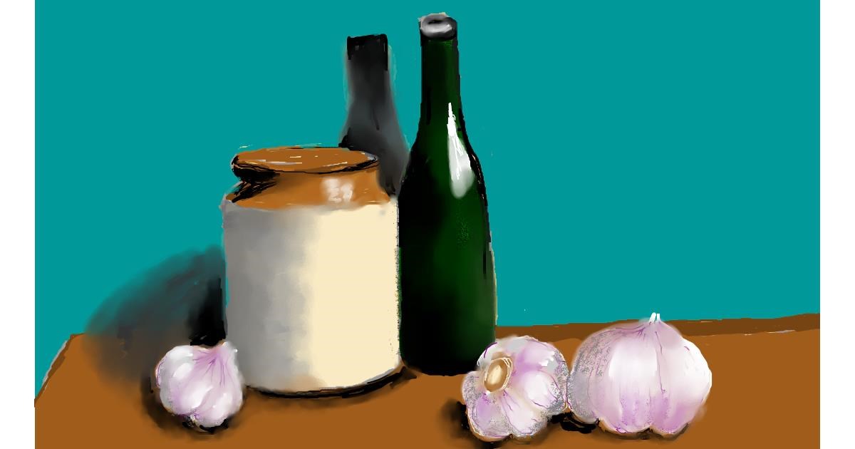 Drawing of Garlic by SAM AKA MARGARET 🙄