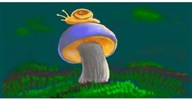 Drawing of Mushroom by shiNIN