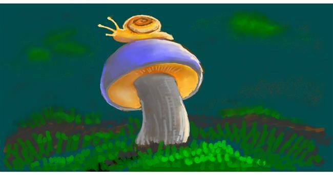 Drawing of Mushroom by shiNIN