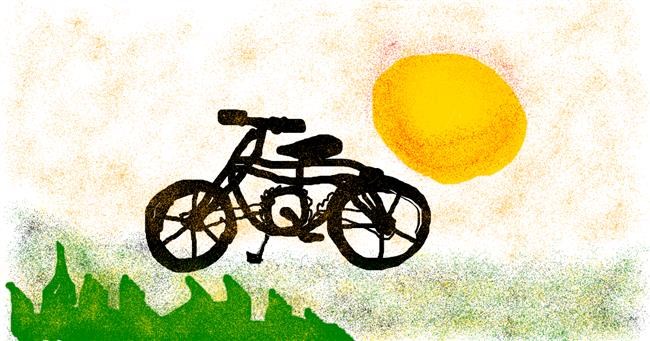 Drawing of Bicycle by Shaterstar