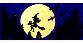 Drawing of Witch by Rod