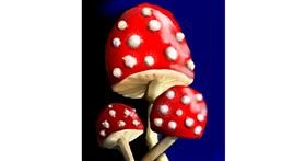 Drawing of Mushroom by 🌌Mom💕E🌌
