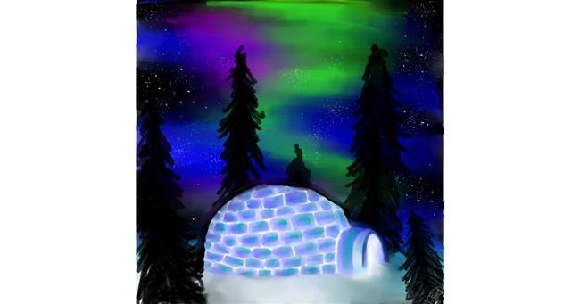 Drawing of Igloo by 🌌Mom💕E🌌
