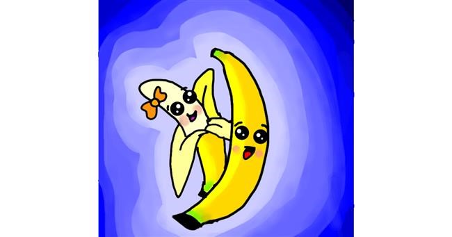 Drawing of Banana by 🔥SïBghAT🔥