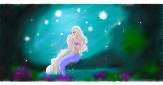 Drawing of Mermaid by Sara
