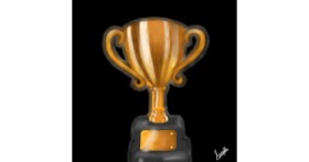 Drawing of Trophy by Prapti💜