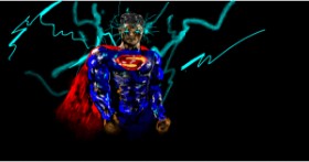 Drawing of Superman by Eclat de Lune