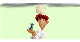 Drawing of Chef by Güber Gru