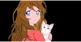 Drawing of Cat by InessA