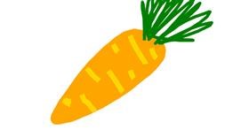 Drawing of Carrot by Nish