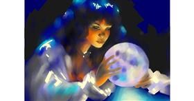 Drawing of Moon by Moon