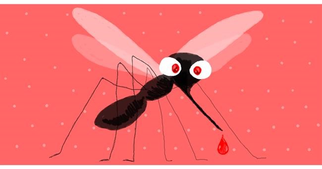 Drawing of Mosquito by Helena